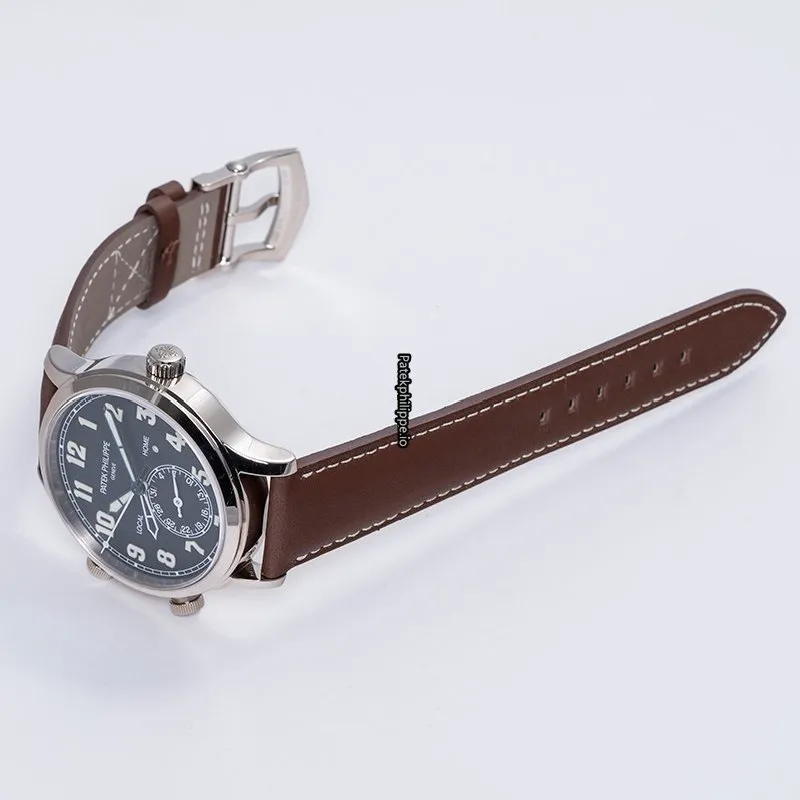 Alternative view of Patek Philippe Travel Time 5524g-001 42MM White Gold Case Automatic