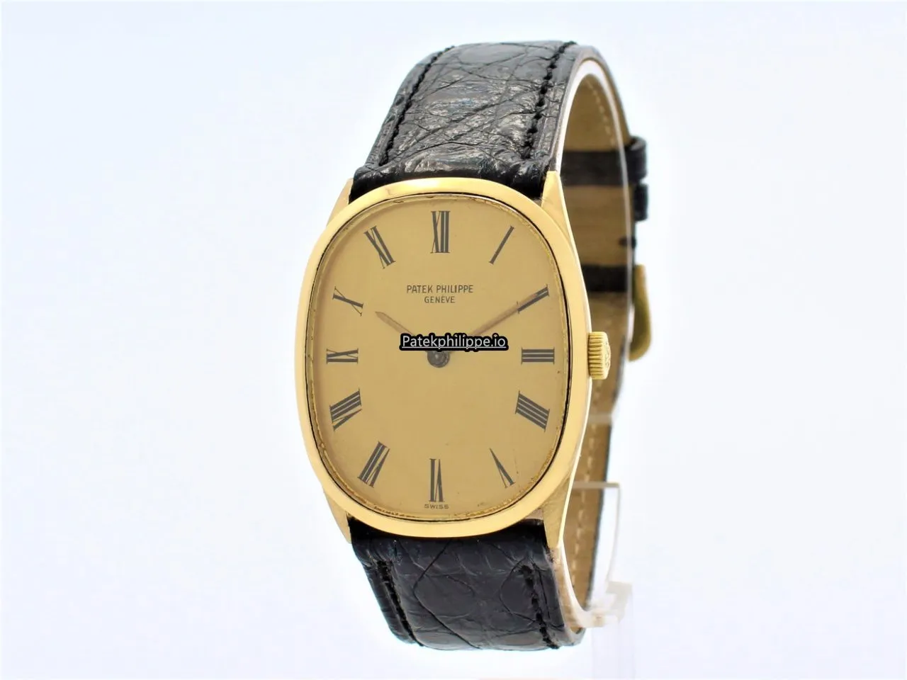 Patek Philippe Golden Ellipse 3546 27MM Yellow Gold Case Manual Winding