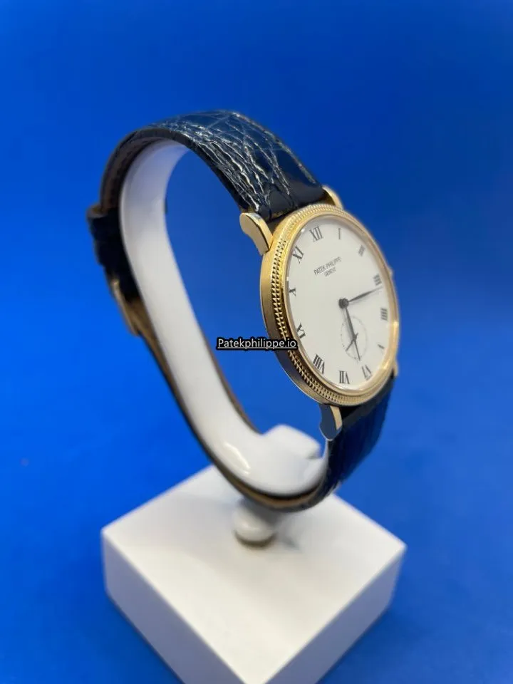 Alternative view of Patek Philippe Calatrava 3919j 33MM Yellow Gold Case Manual Winding