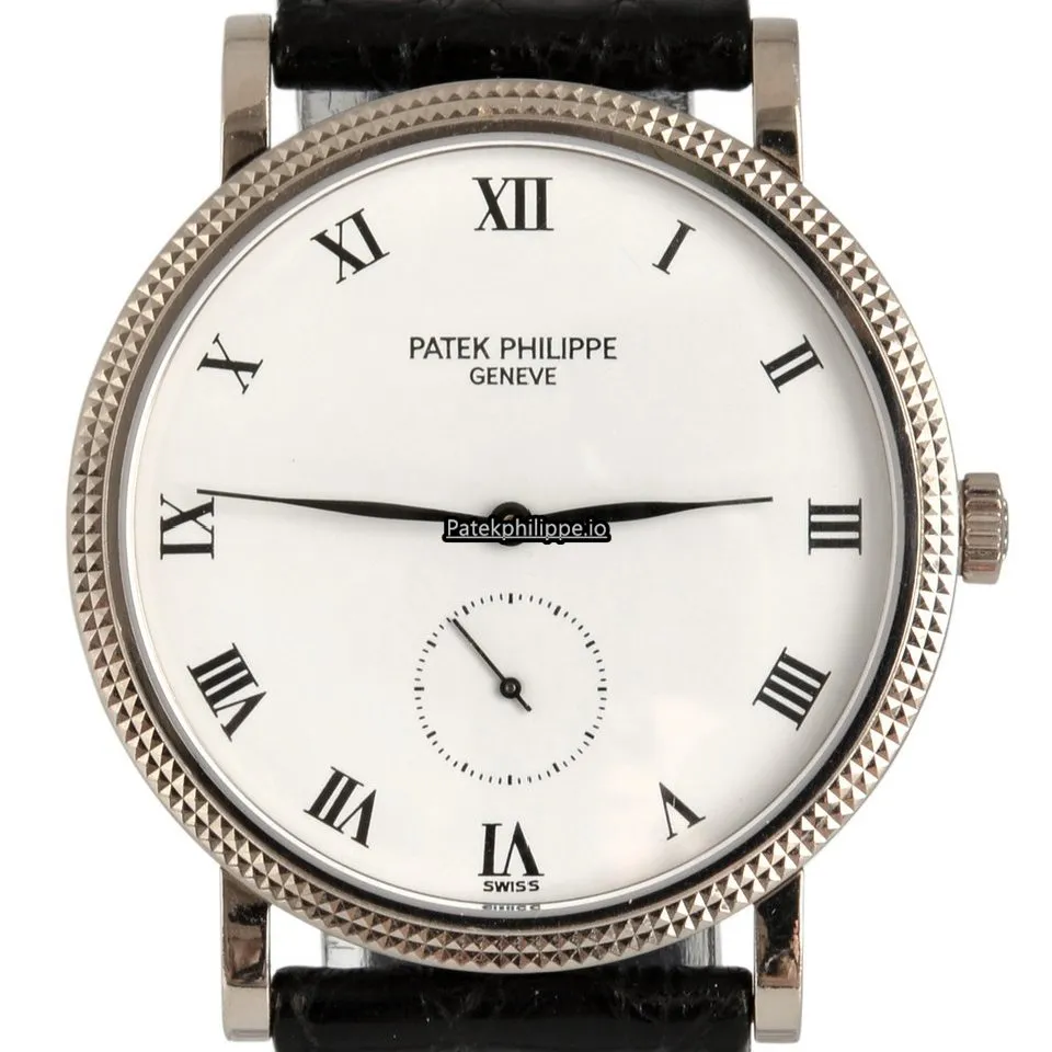 Alternative view of Patek Philippe Calatrava 3919g 33MM White Gold Case Manual Winding