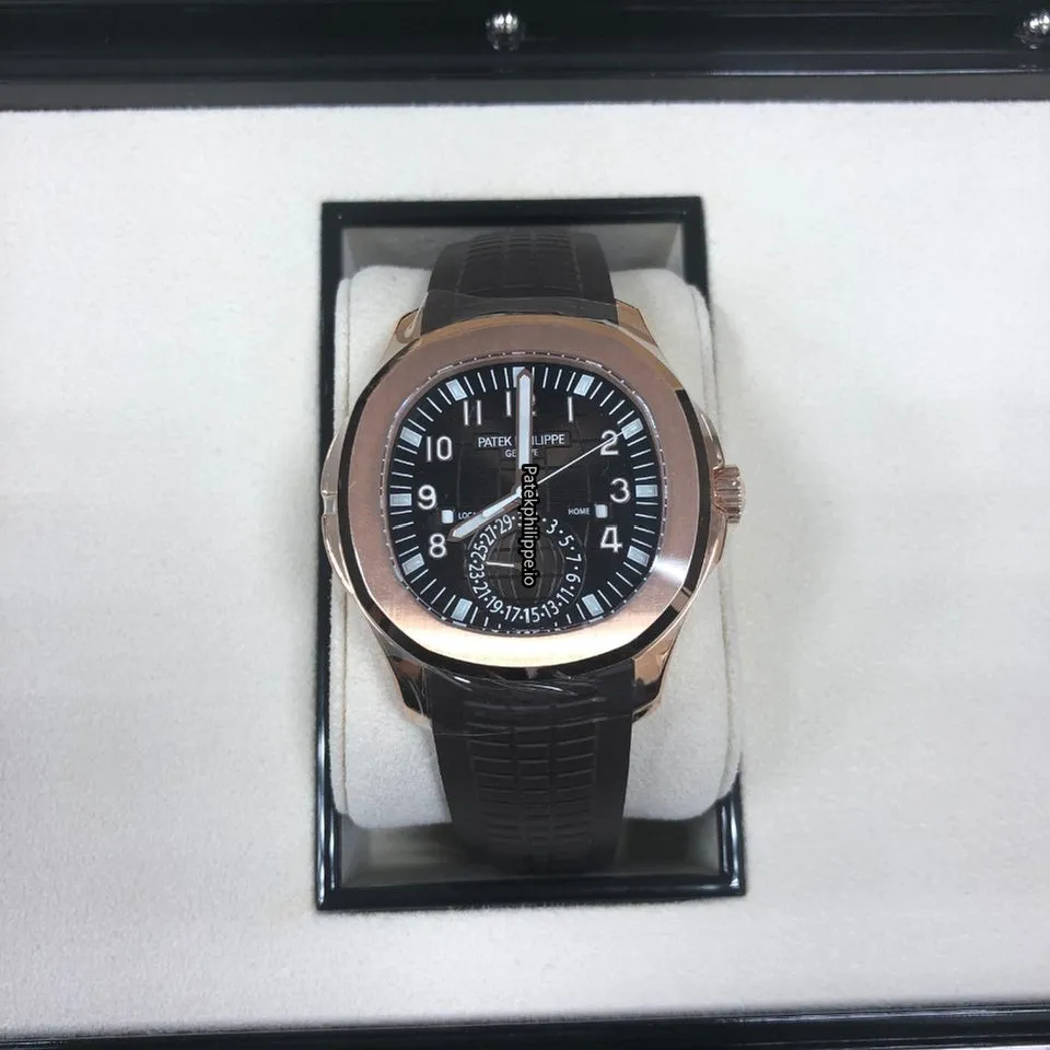 Patek Philippe Aquanaut 5164r-001 40.8MM Rose Gold Case Automatic