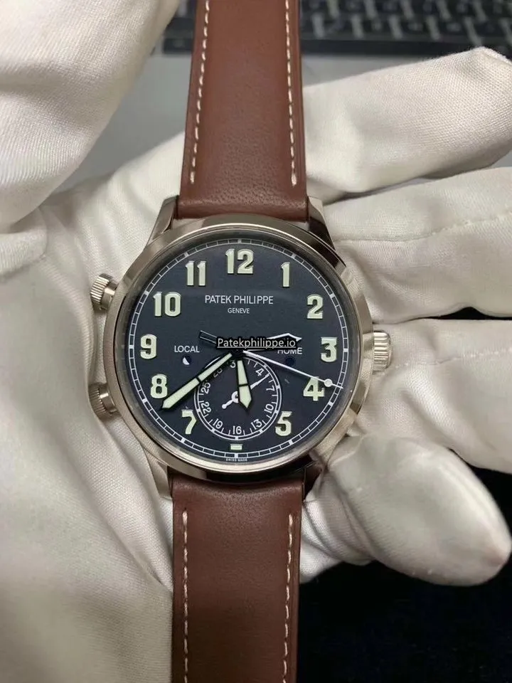 Patek Philippe Travel Time 5524g-001 42MM White Gold Case Automatic
