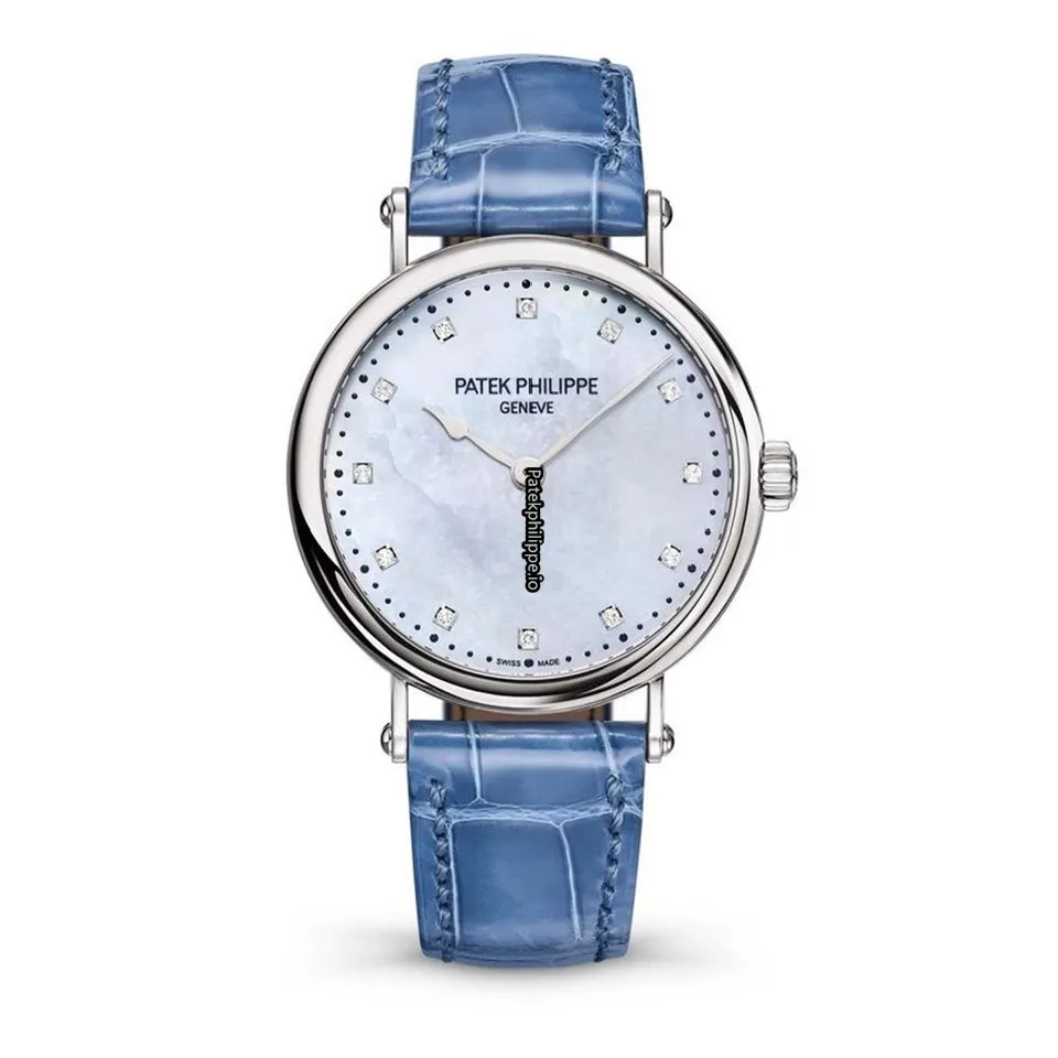 Patek Philippe Calatrava 7200/50g-010 34.6MM White Gold Case Automatic