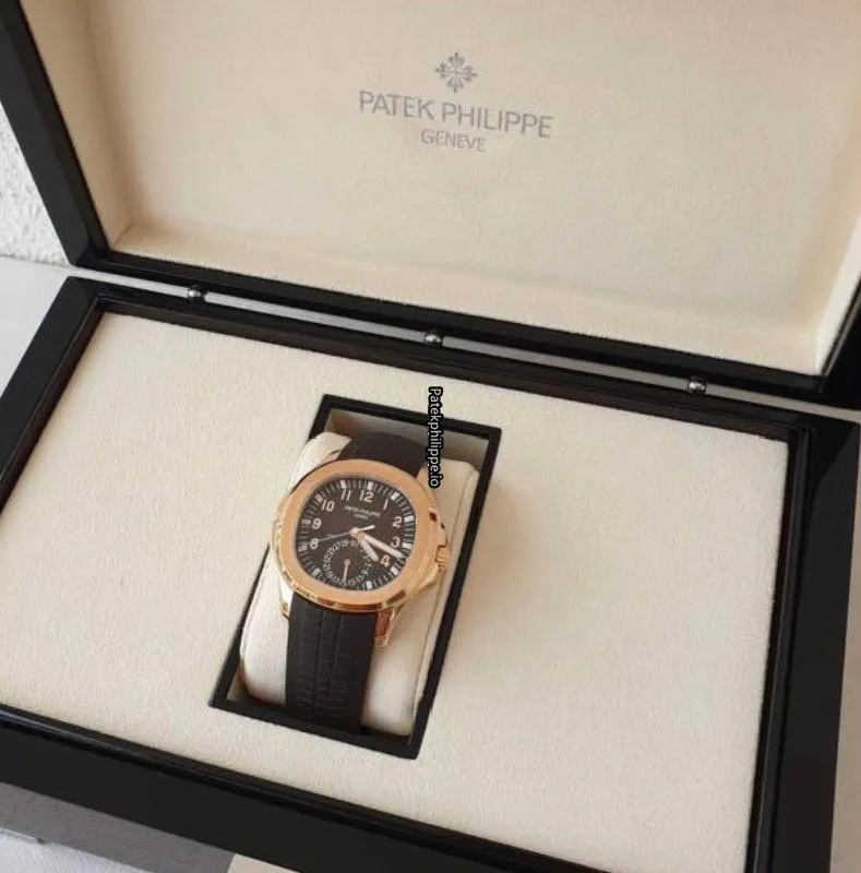 Patek Philippe Aquanaut 5164r-001 40.8MM Rose Gold Case Automatic
