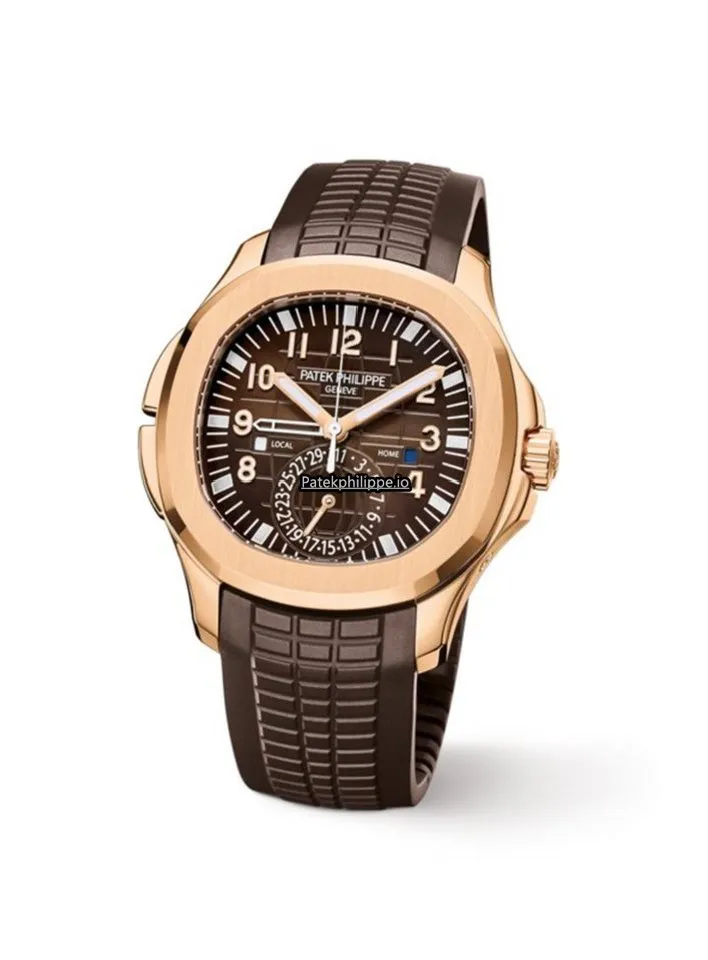 Alternative view of Patek Philippe Aquanaut 5164r-001 40.8MM Rose Gold Case Automatic