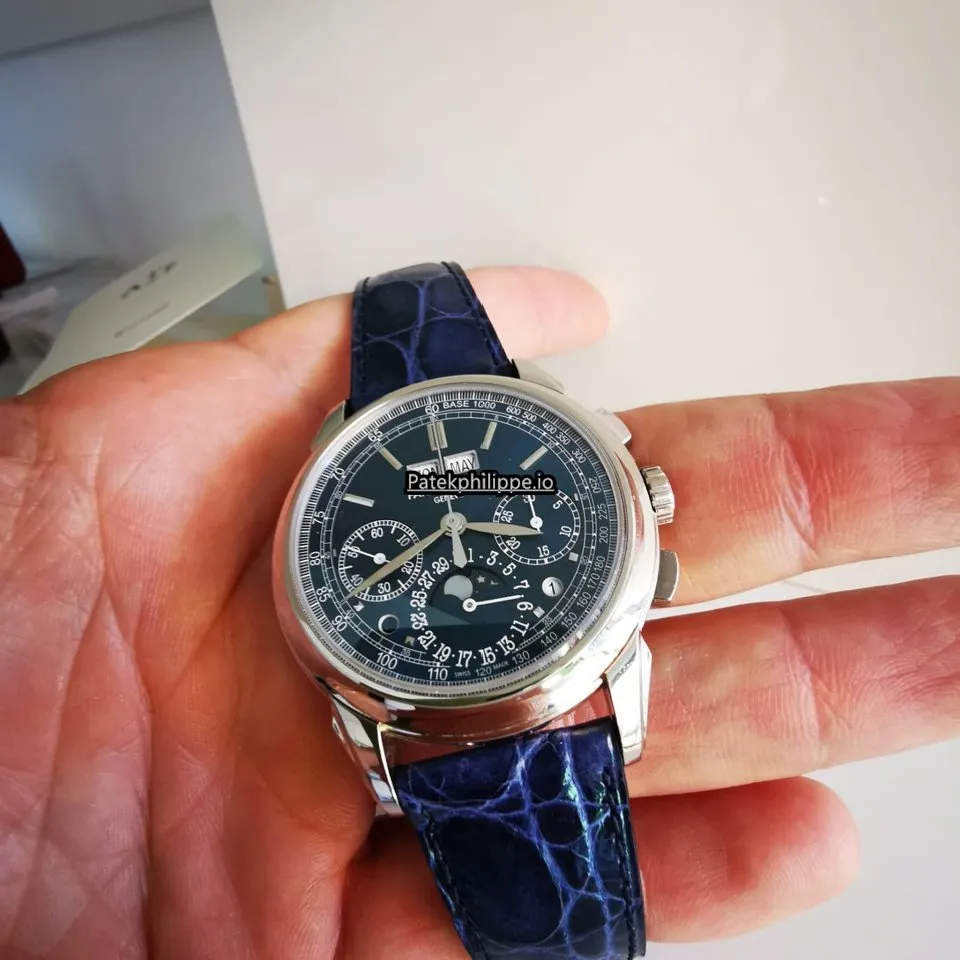 Alternative view of Patek Philippe Perpetual Calendar 5270g 41MM White Gold Case Manual Winding