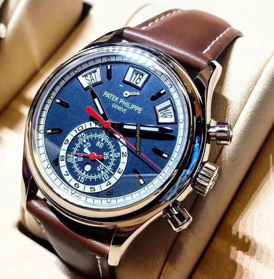 Patek Philippe Annual Calendar 5960/01g-001 40.5MM White Gold Case Automatic