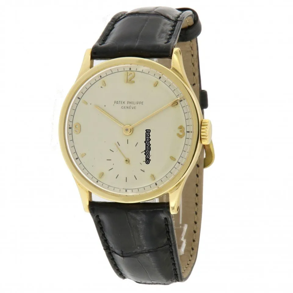 Alternative view of Patek Philippe Calatrava 570 1945 35MM Yellow Gold Case Manual Winding