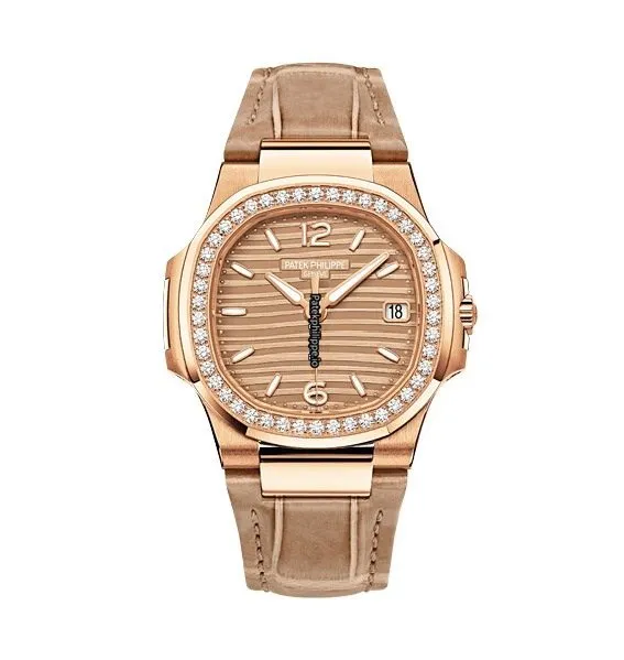 Patek Philippe Nautilus 7010r-012 32MM Rose Gold Case Quartz