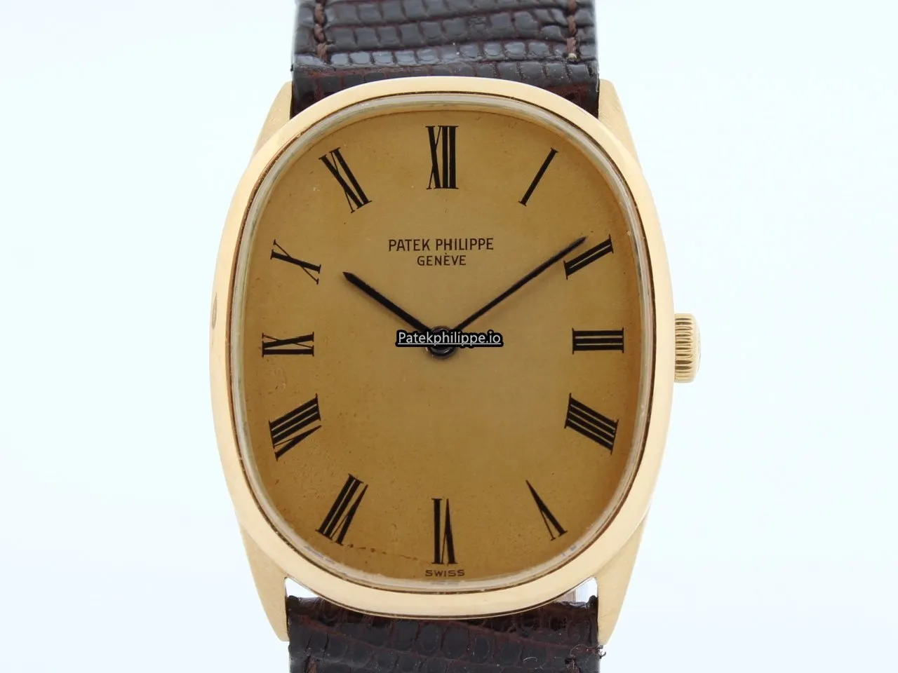 Patek Philippe Golden Ellipse 3546 27x32MM Yellow Gold Case Manual Winding