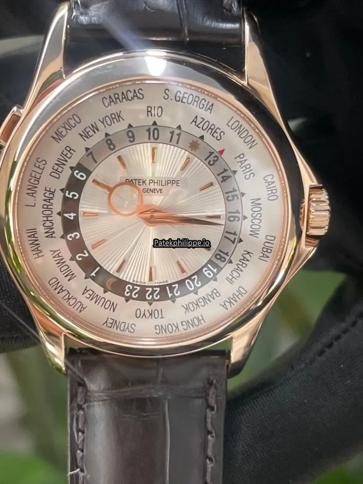 Alternative view of Patek Philippe Complications 5130r-001 39.5MM Rose Gold Case Automatic Movement