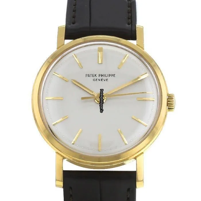 Patek Philippe Calatrava 3423 34MM Yellow Gold Case Manual Winding