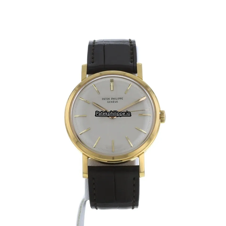 Alternative view of Patek Philippe Calatrava 3423 34MM Yellow Gold Case Manual Winding