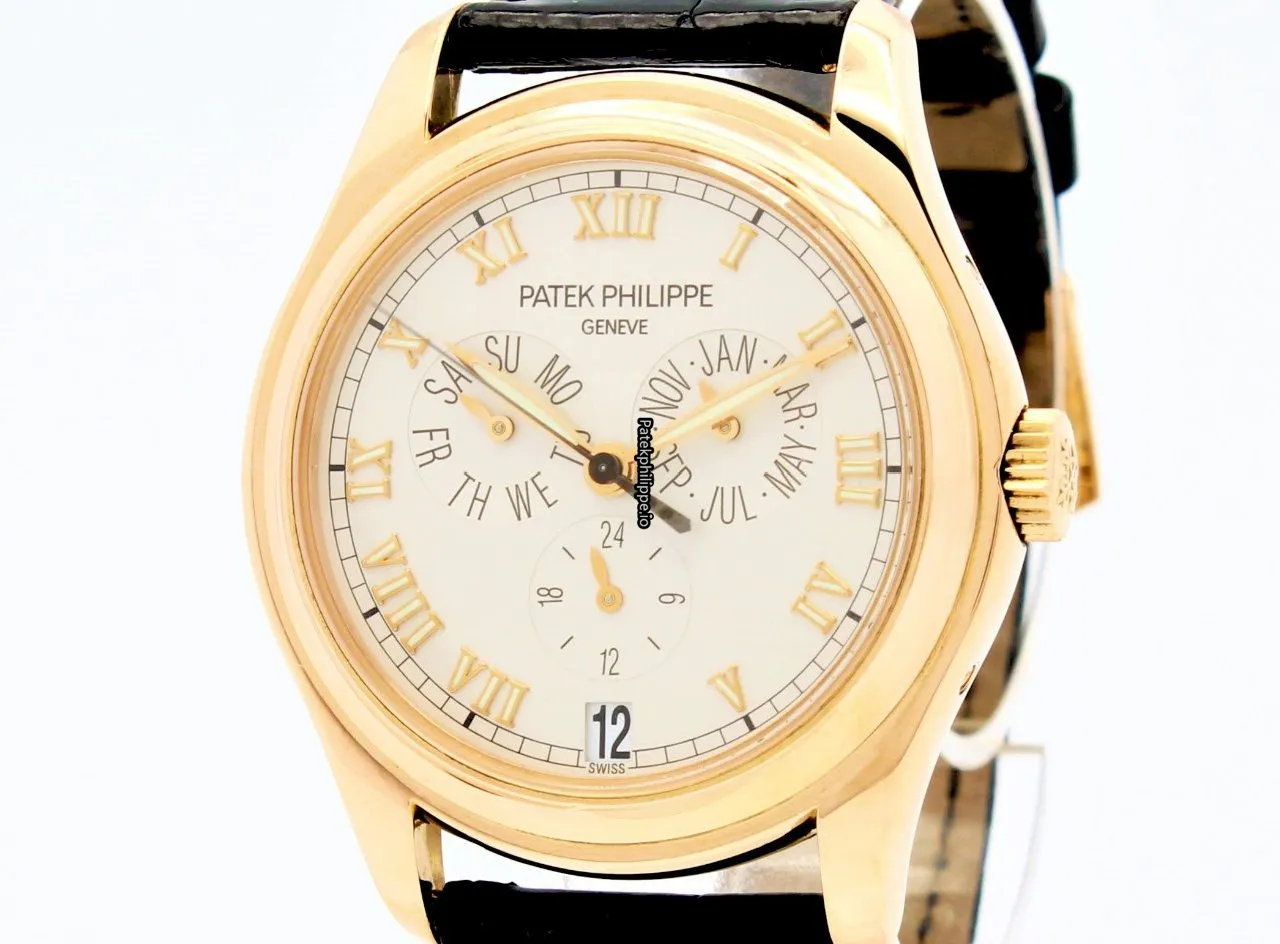 Alternative view of Patek Philippe Annual Calendar 5035r 37MM Rose Gold Case Automatic