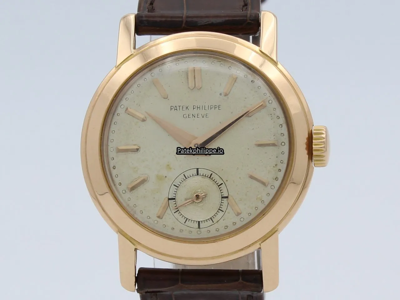 Patek Philippe Calatrava 33MM Rose Gold Case Manual Winding