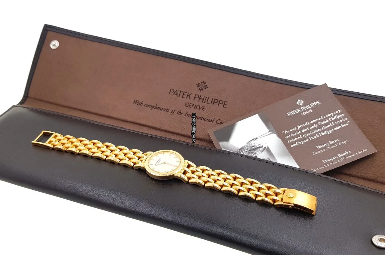 Alternative view of Patek Philippe Calatrava Mar-48 25MM Yellow Gold Case Quartz
