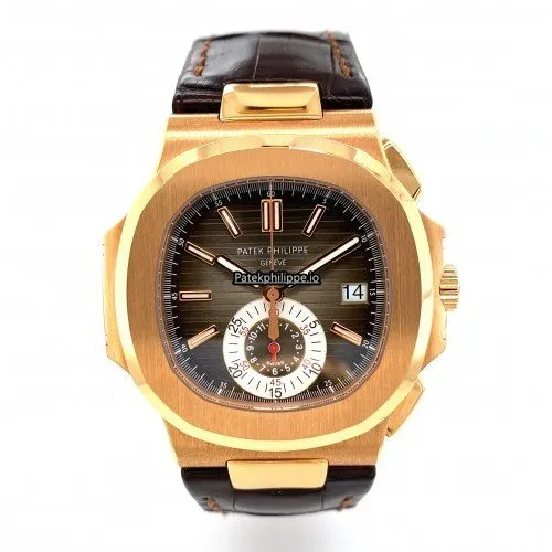 Patek Philippe Nautilus 5980r-001 40.5MM Rose Gold Case Automatic