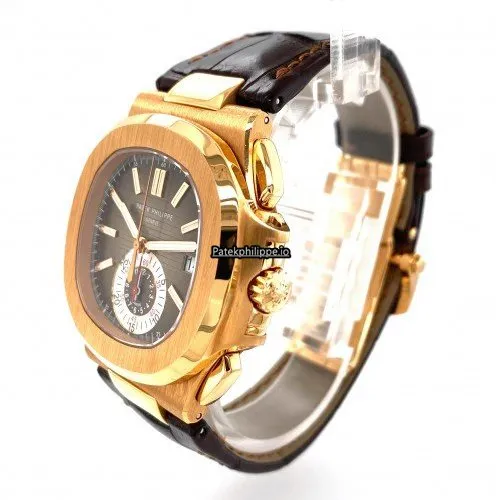 Alternative view of Patek Philippe Nautilus 5980r-001 40.5MM Rose Gold Case Automatic