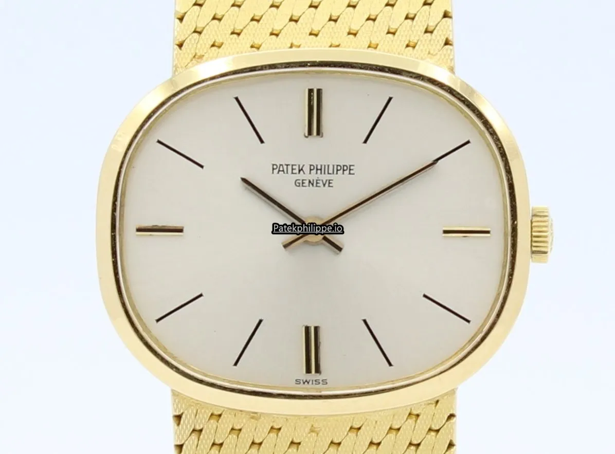 Patek Philippe Golden Ellipse 3545 32MM Yellow Gold Case Manual Winding