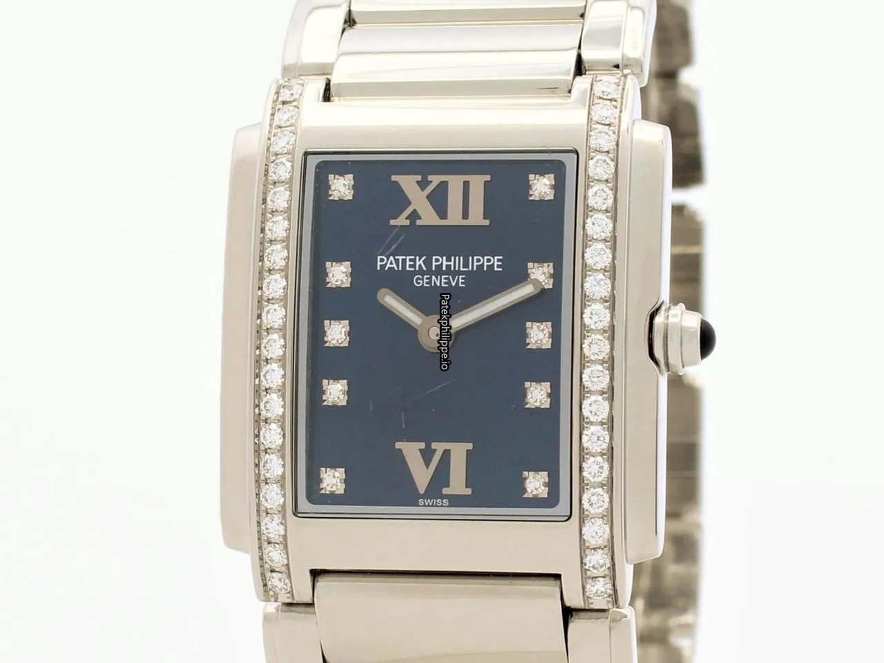 Alternative view of Patek Philippe Twenty-4 4910-10a 30x25MM Steel Case Quartz
