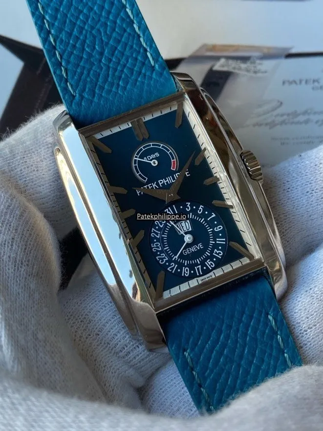 Alternative view of Patek Philippe Gondolo 5200g-001 32.4x46.9MM White Gold Case Manual Winding