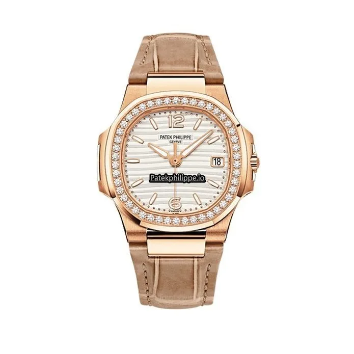 Patek Philippe Nautilus 7010r-011 32MM Rose Gold Case Quartz
