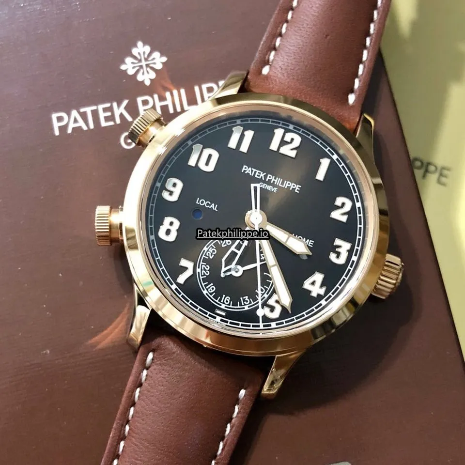 Patek Philippe Travel Time 5524r-001 42MM Rose Gold Case Automatic