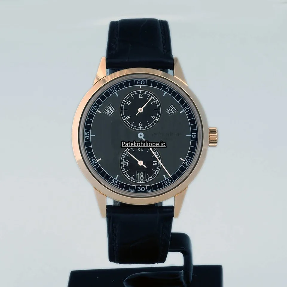 Alternative view of Patek Philippe Annual Calendar 5235/50r-001 40.5MM Rose Gold Case Automatic