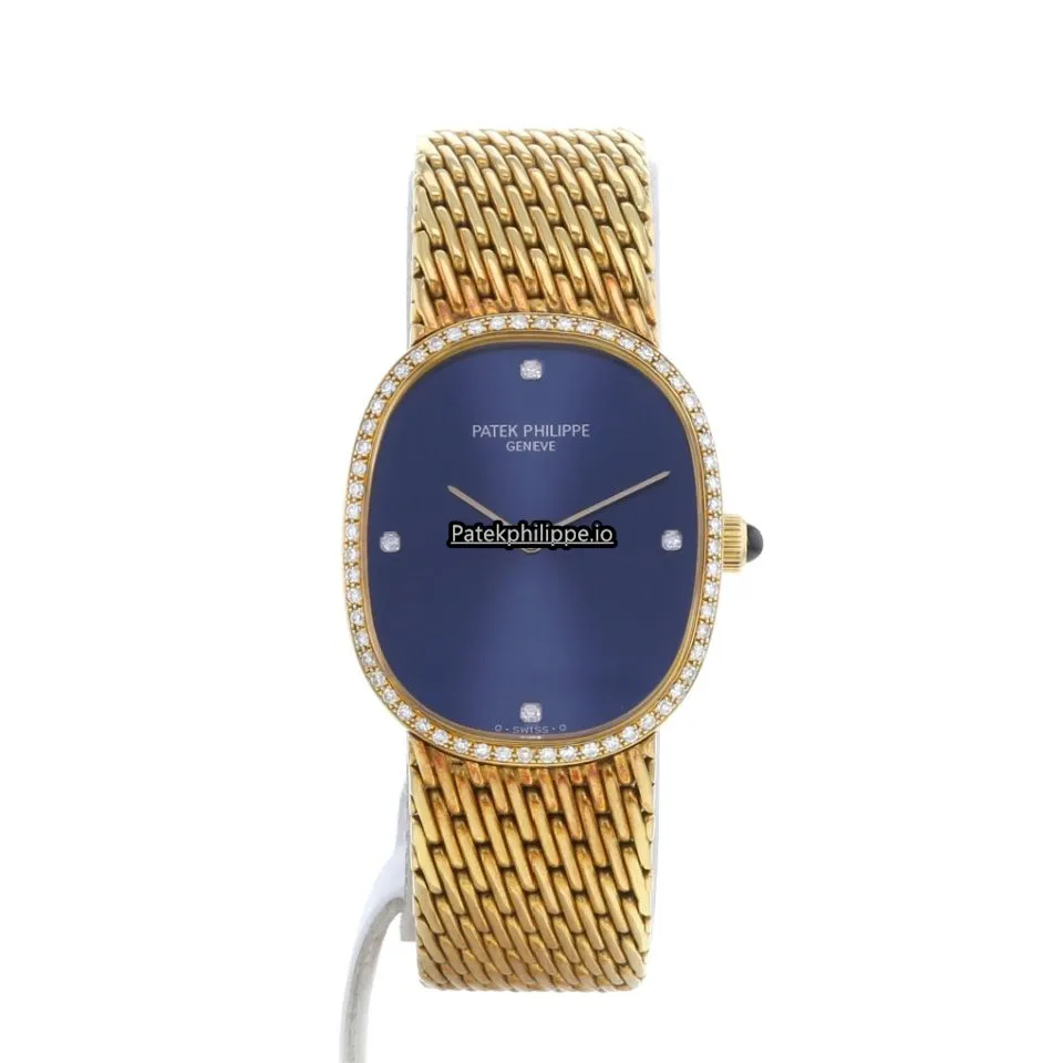 Alternative view of Patek Philippe Golden Ellipse Aug-49 Yellow Gold Case Manual Winding