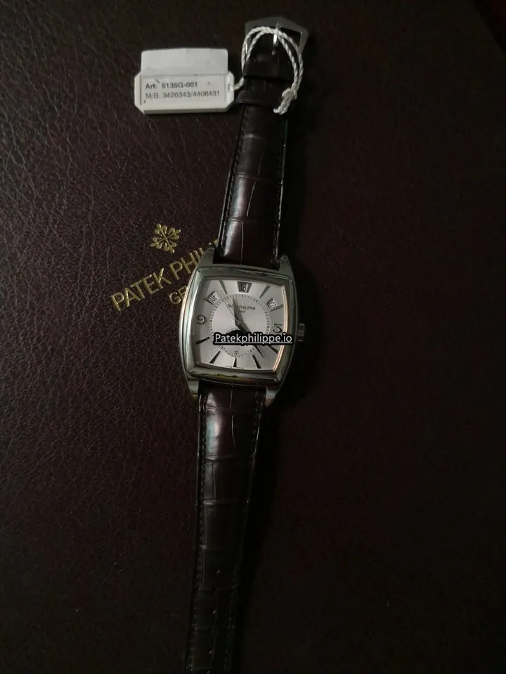 Alternative view of Patek Philippe Gondolo 5135g-001 38MM White Gold Case Automatic