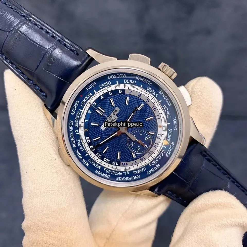 Patek Philippe Complications Chronograph 5930g-010 39.5MM White Gold Case Automatic Movement