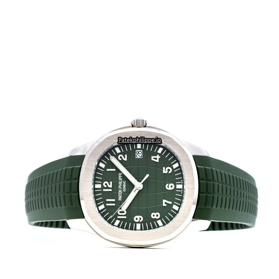 Alternative view of Patek Philippe Aquanaut 5168g 42MM White Gold Case Automatic