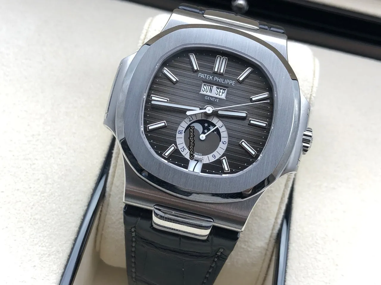 Alternative view of Patek Philippe Nautilus 5726a-001 40.5MM Steel Case Automatic