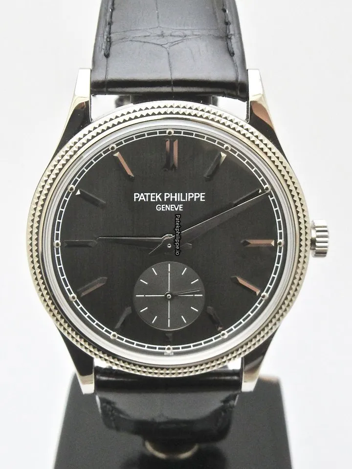 Patek Philippe Calatrava 6119g-001 39MM White Gold Case Manual Winding