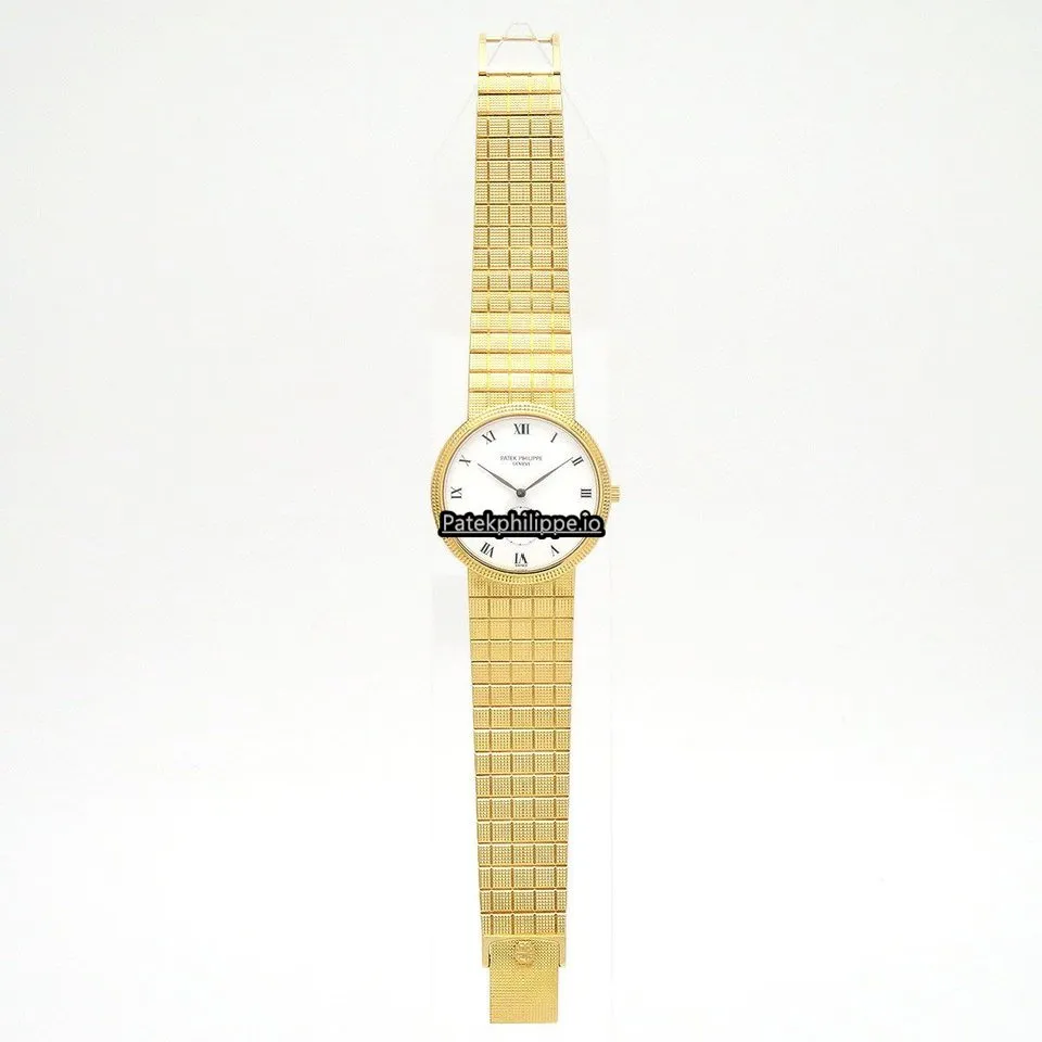 Alternative view of Patek Philippe Calatrava 3919j 33MM Yellow Gold Case Manual Winding