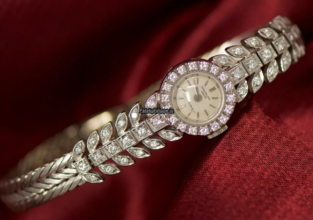 Alternative view of Patek Philippe Vintage 17MM White Gold Case Manual Winding