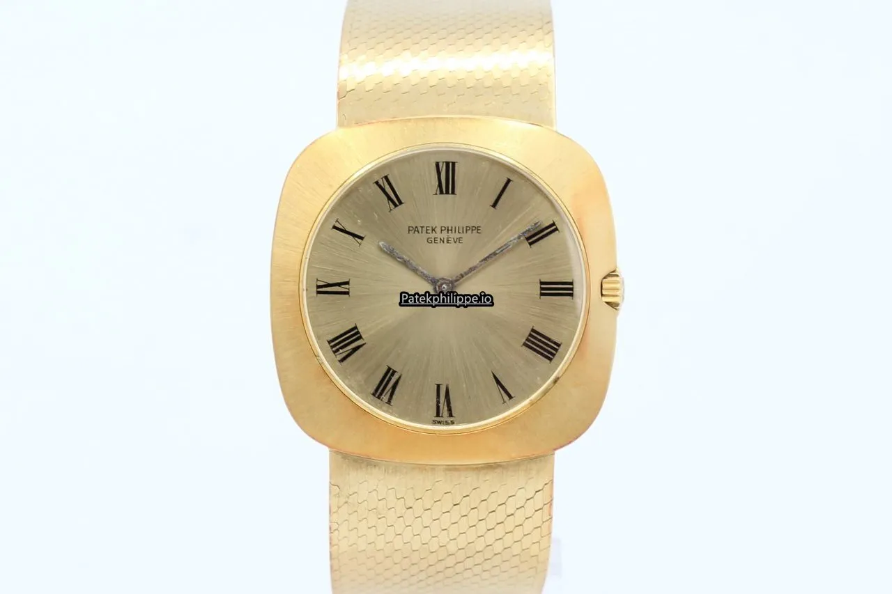 Alternative view of Patek Philippe Vintage 3543 33MM Yellow Gold Case Manual Winding