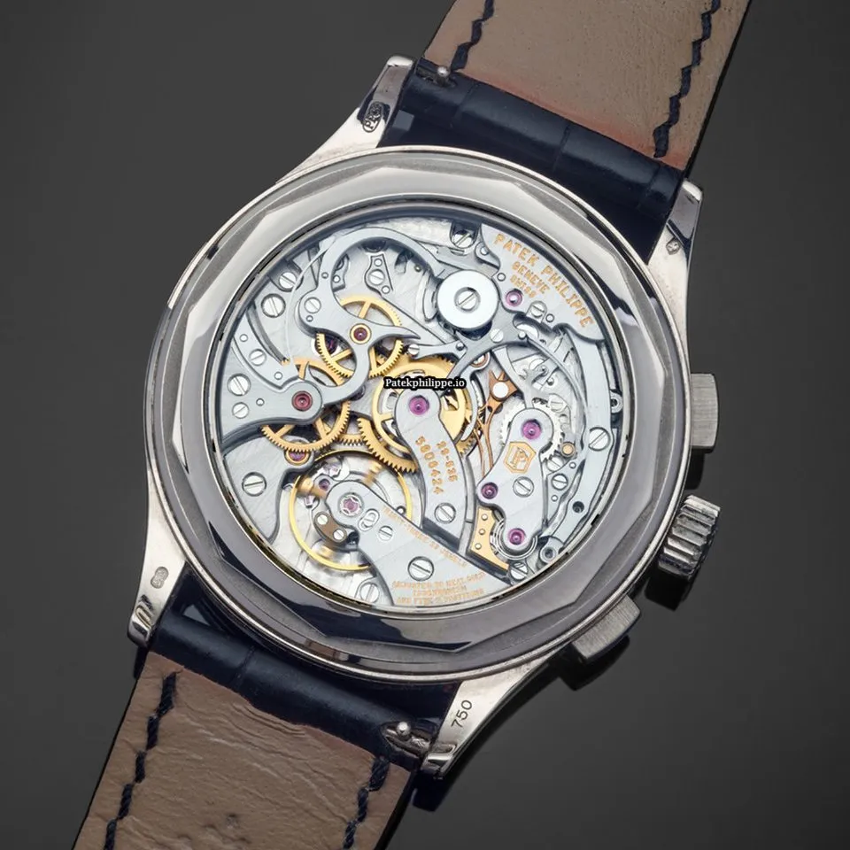 Alternative view of Patek Philippe Chronograph 5170g-001 39MM White Gold Case Manual Winding