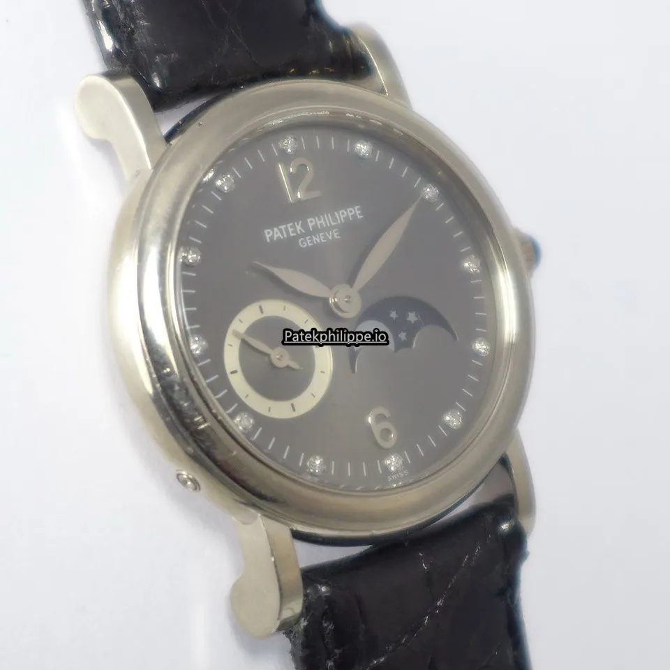 Alternative view of Patek Philippe Calatrava 4857 White Gold Case Manual Winding