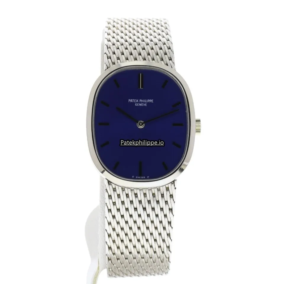 Patek Philippe Golden Ellipse Jan-48 27x32MM White Gold Case Manual Winding