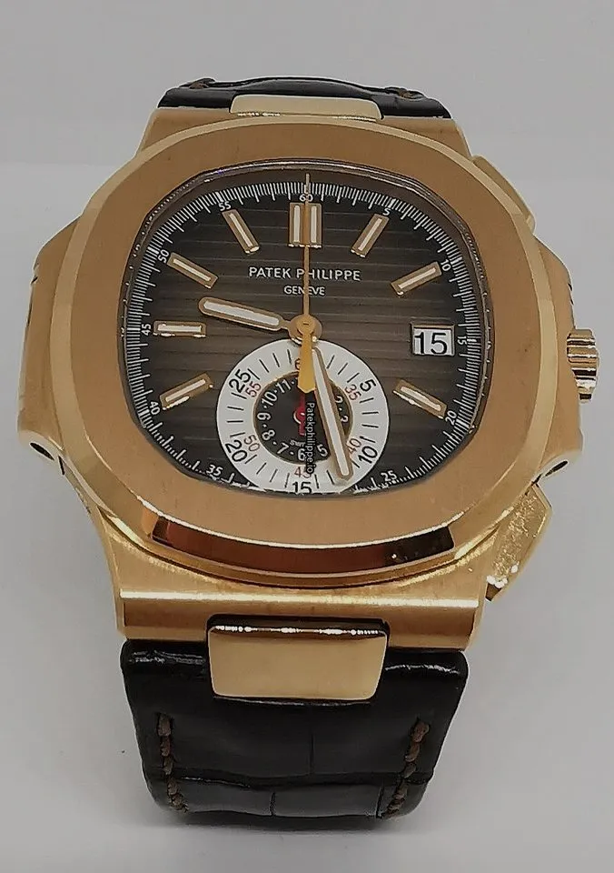 Patek Philippe Nautilus 5980r-001 40.5MM Rose Gold Case Automatic