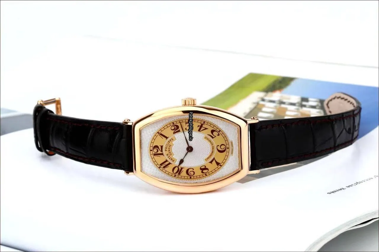Patek Philippe Gondolo 5098r Rose Gold Case Manual Winding