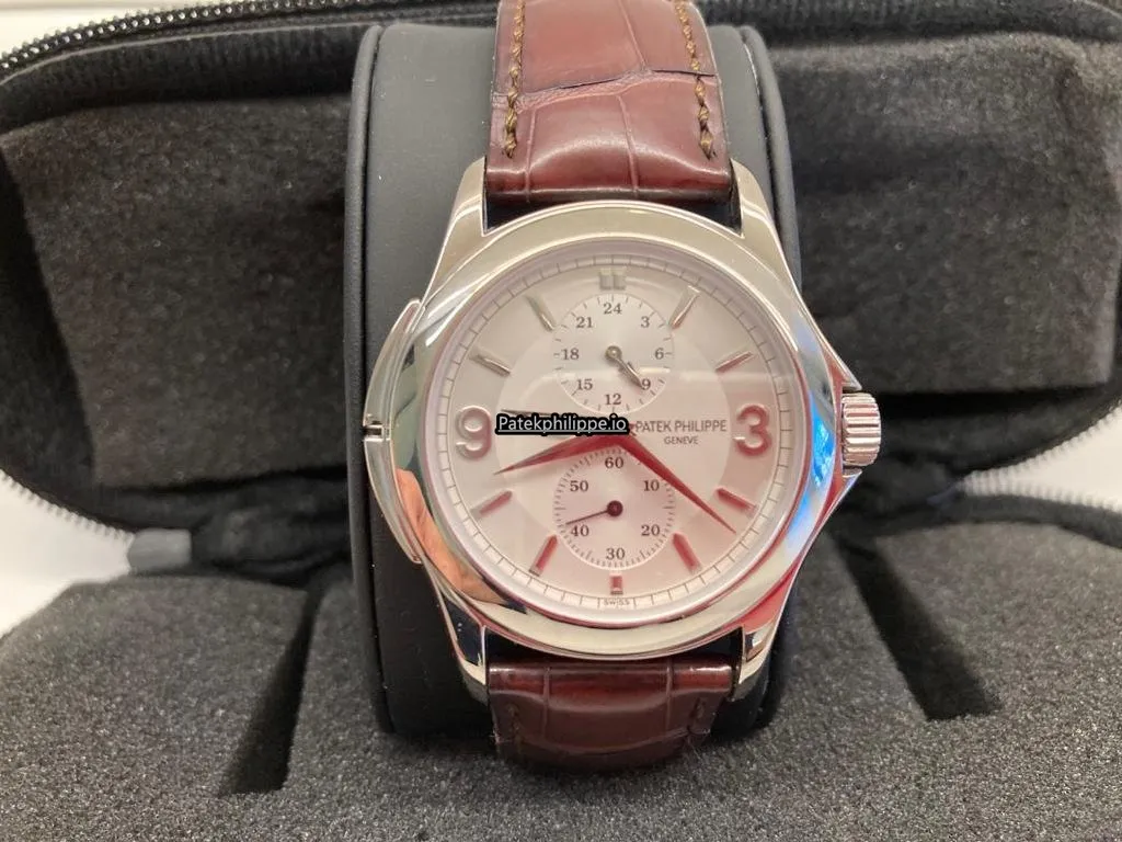 Patek Philippe Travel Time 5134g 37MM White Gold Case Manual Winding