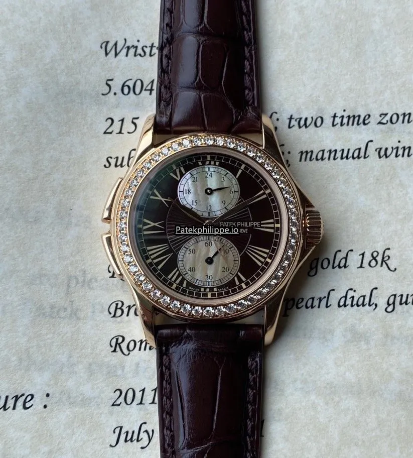 Patek Philippe Travel Time 4934r 35MM Rose Gold Case