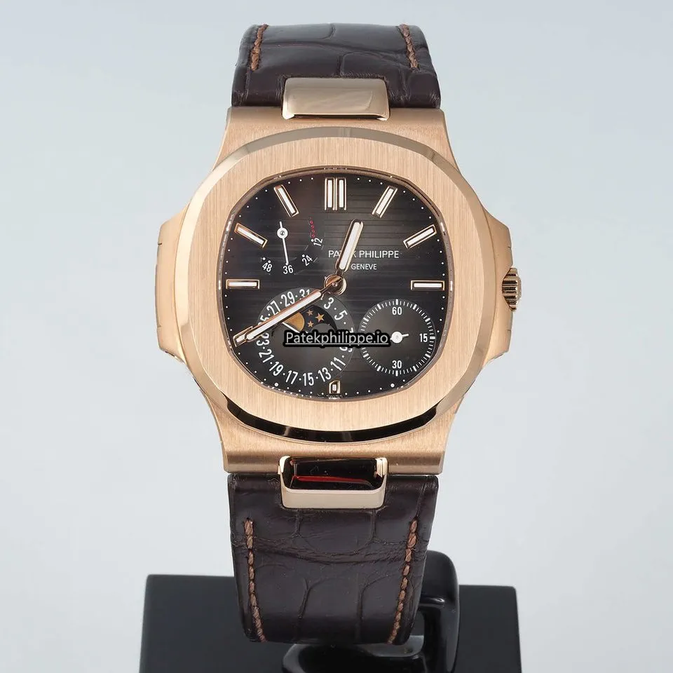 Alternative view of Patek Philippe Nautilus 5712r-001 40x38MM Rose Gold Case Automatic