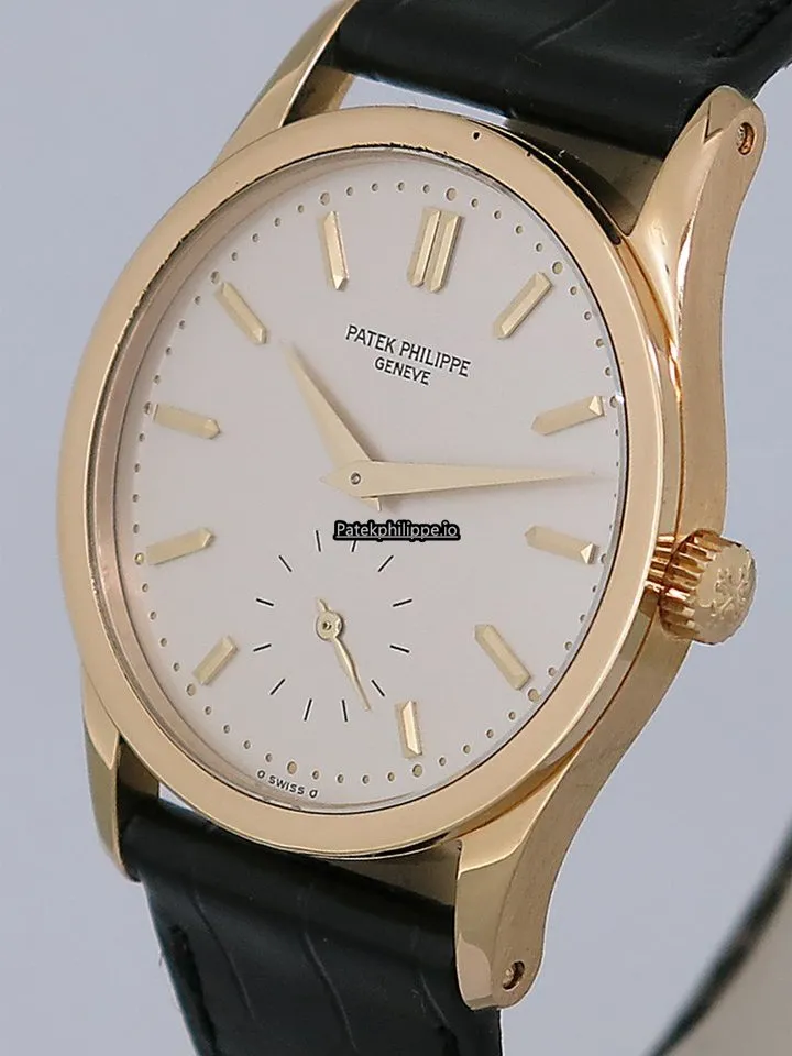 Alternative view of Patek Philippe Calatrava 3796j 31MM Yellow Gold Case Manual Winding