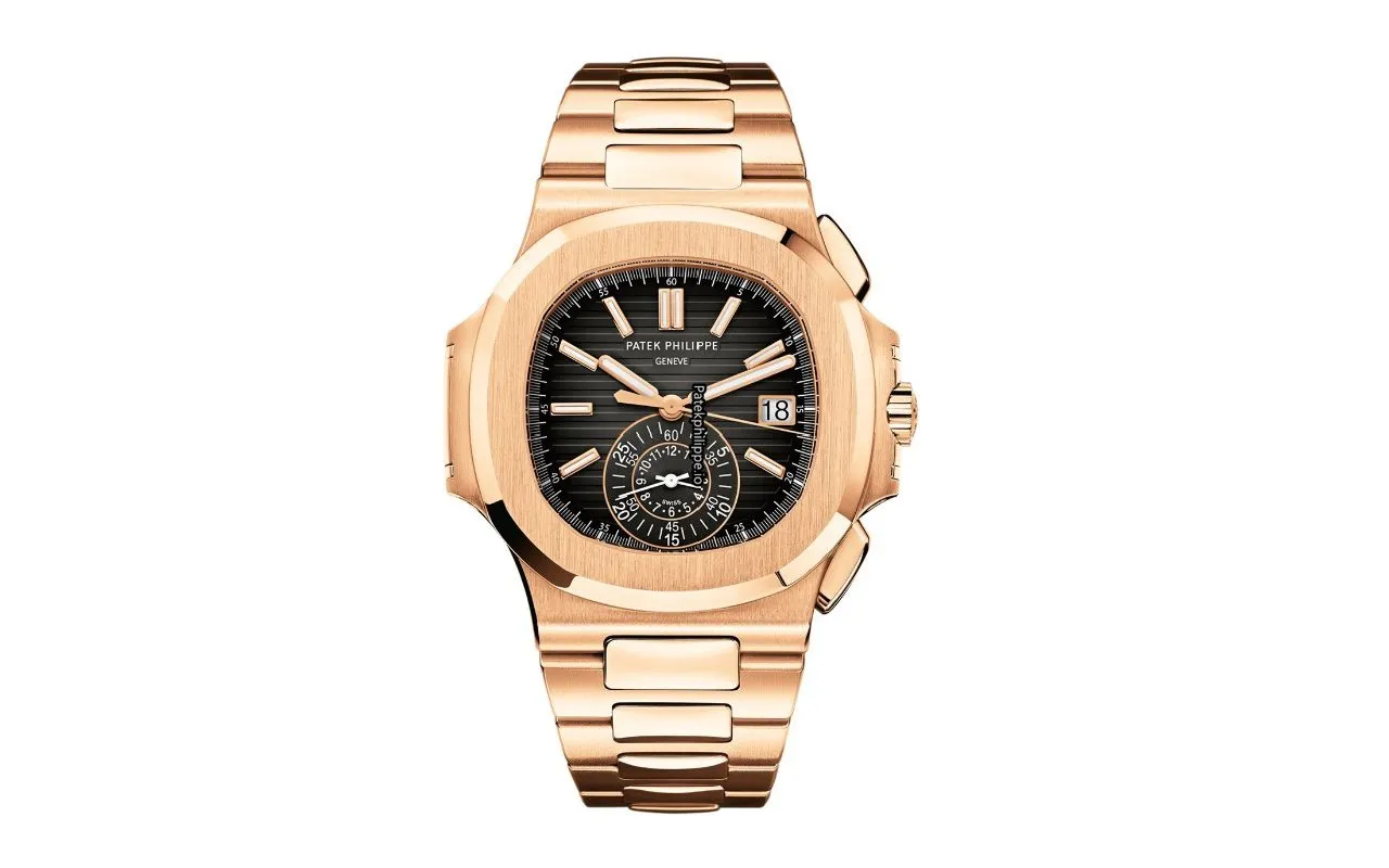 Patek Philippe Nautilus 5980/1r-001 40.5MM Rose Gold Case Automatic