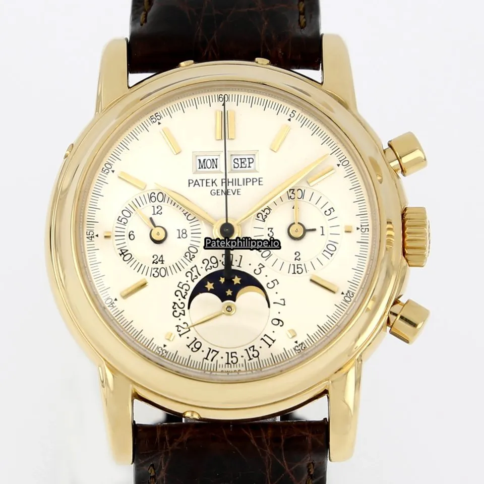 Patek Philippe Perpetual Calendar 3970e 36MM Yellow Gold Case Manual Winding