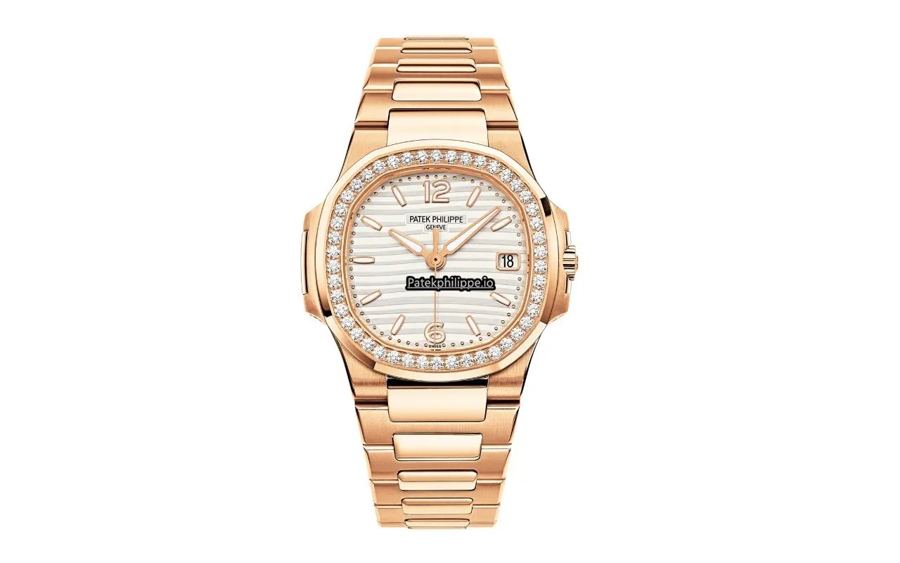 Patek Philippe Nautilus 7010/1r-011 32MM Rose Gold Case Quartz