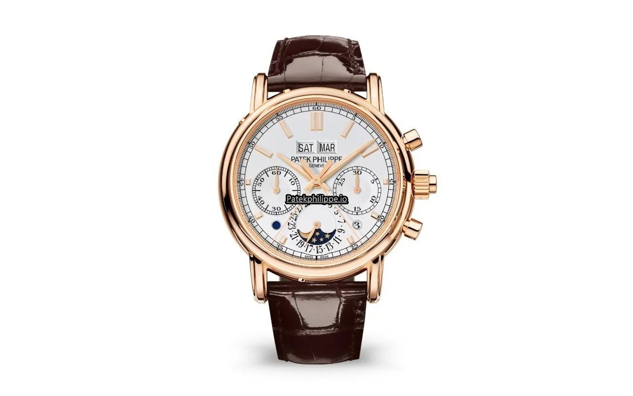 Patek Philippe Perpetual Calendar 5204r-001 40.2MM Rose Gold Case Manual Winding
